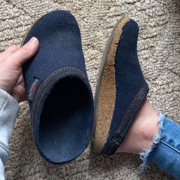 Stegmann Wool Clog Slippers 6 Original Cork Bottom - Picture 1 of 6